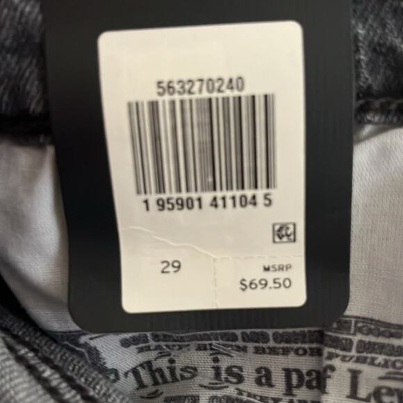 Levi’s 501 high rise jean shorts black 29 NWT - Picture 10 of 11